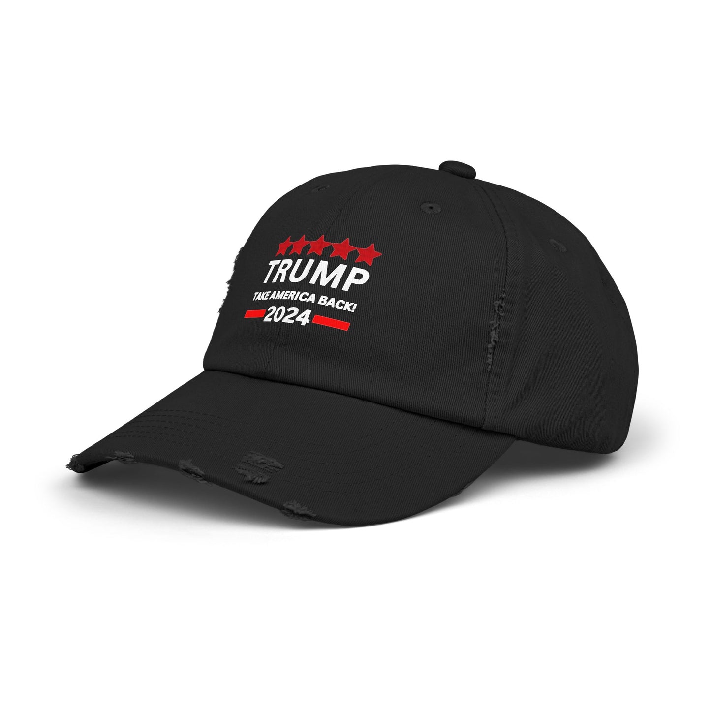 TRUMP 2024 Unisex Distressed Cap