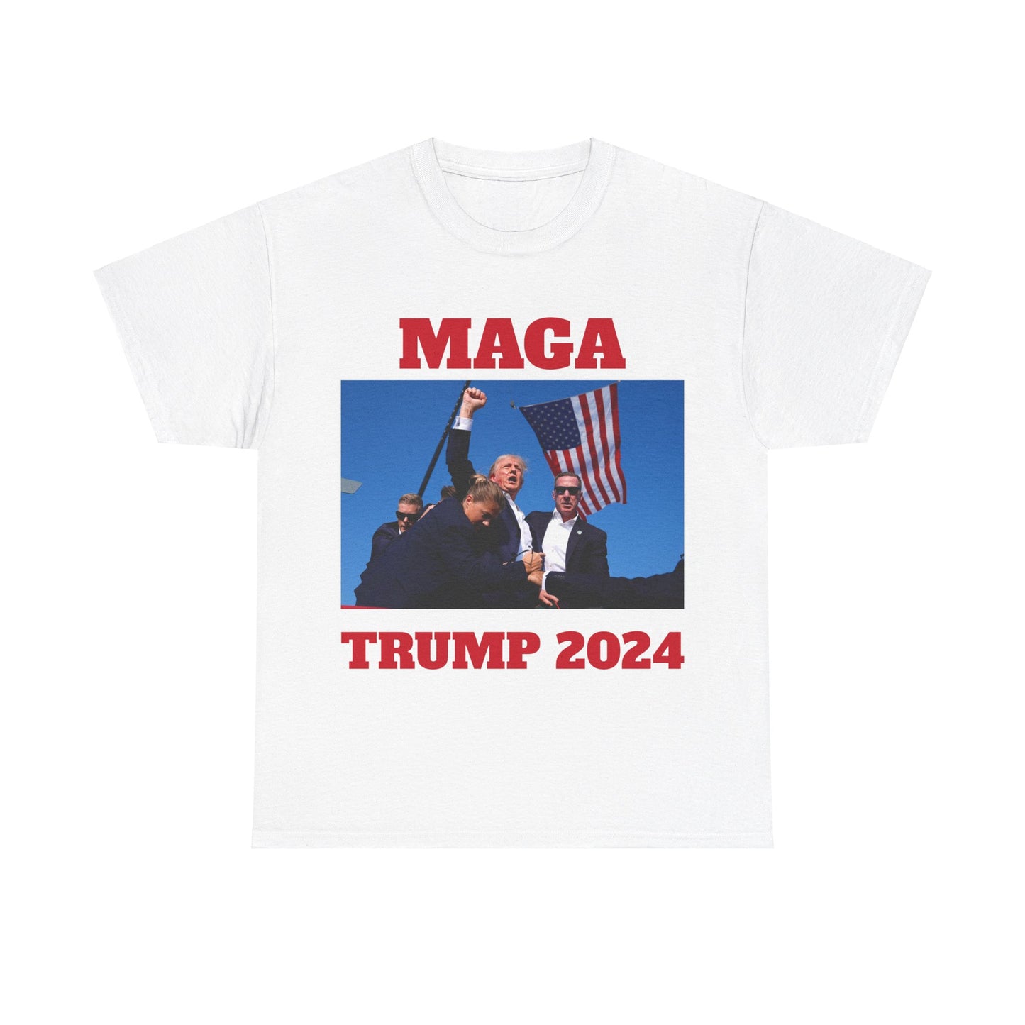 MAGA TRUMP 2024 Unisex Heavy Cotton Tee