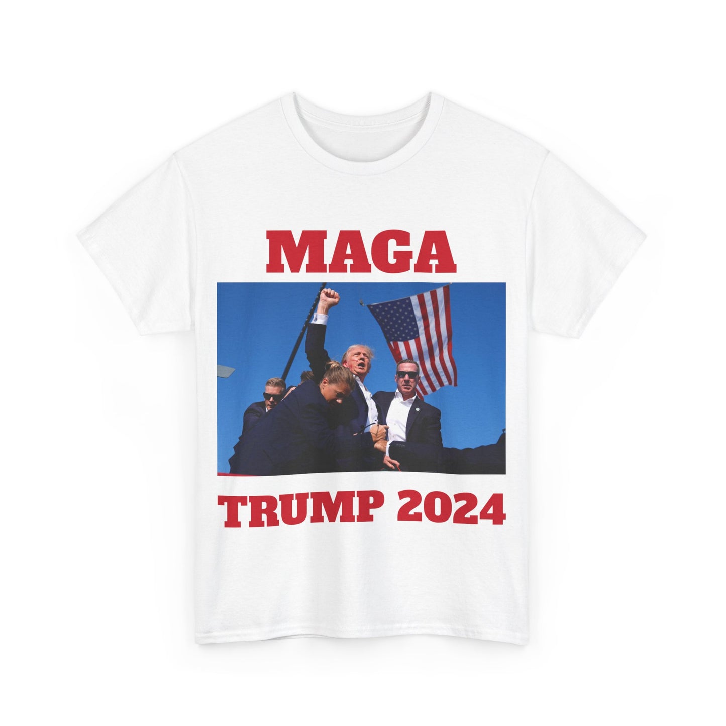 MAGA TRUMP 2024 Unisex Heavy Cotton Tee