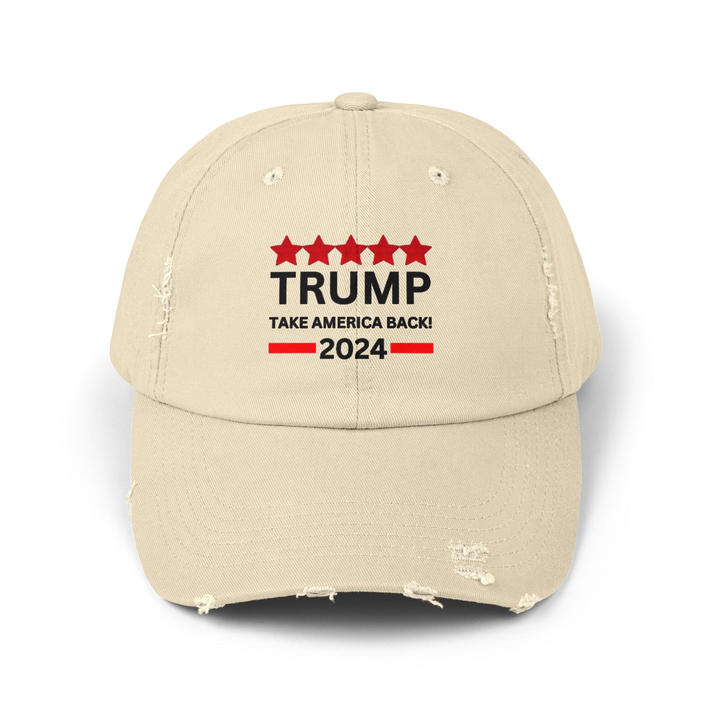 TRUMP 2024 Unisex Distressed Cap