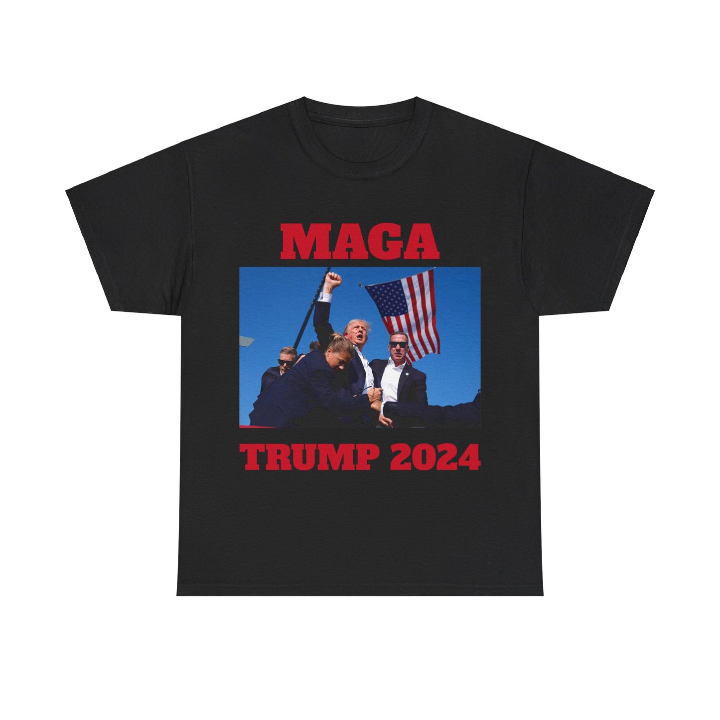 MAGA TRUMP 2024 Unisex Heavy Cotton Tee