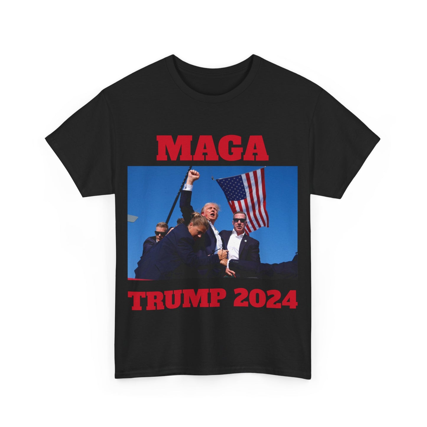 MAGA TRUMP 2024 Unisex Heavy Cotton Tee