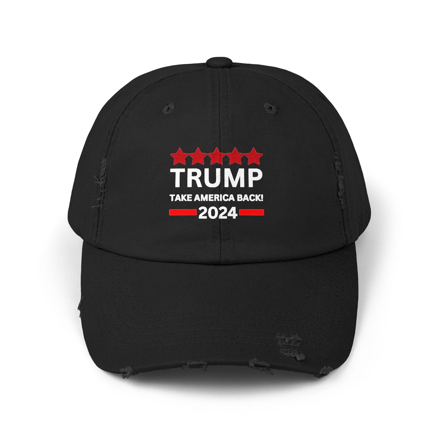 TRUMP 2024 Unisex Distressed Cap